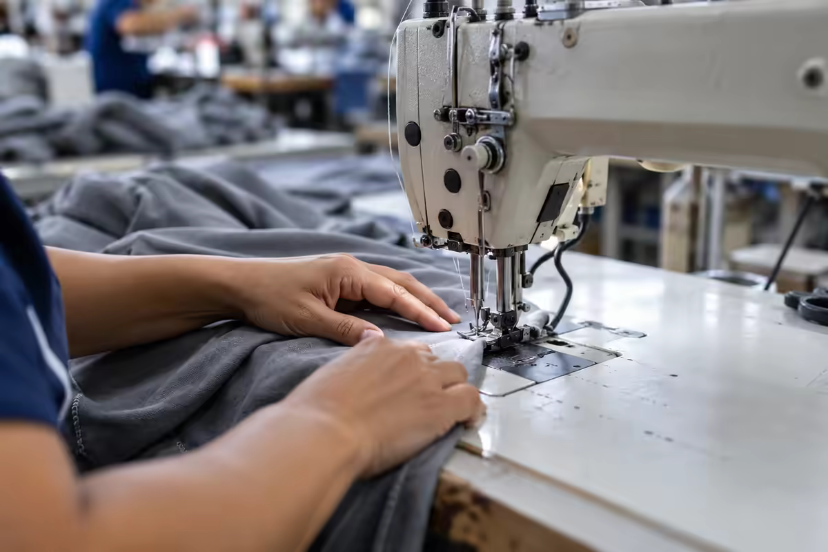 Na confecção: O acabamento que faz a marca voltar a comprar.